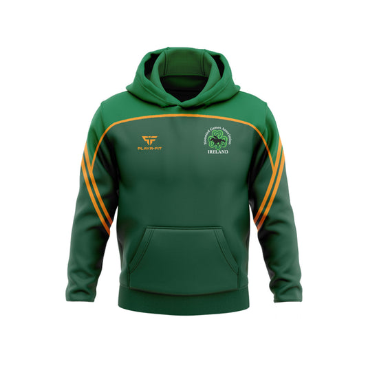 Mounted Games Association Ireland Hoodie Momentum Green Gold - Adults