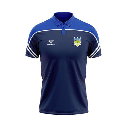 Roche Emmets CLG Polo Momentum Navy/Blue/White - Adults