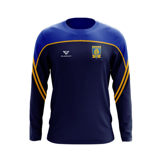 St Mochtas GFC Crew Neck Momentum (Navy/Blue/Yellow) - Adults