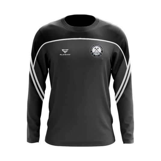 St Peters GAC Lurgan Crew Neck Momentum (Grey/Black/White) - Adults