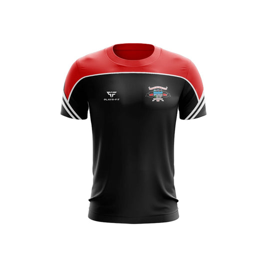 St Michael's GAA Meath T-Shirt Momentum Black Red White - Kids