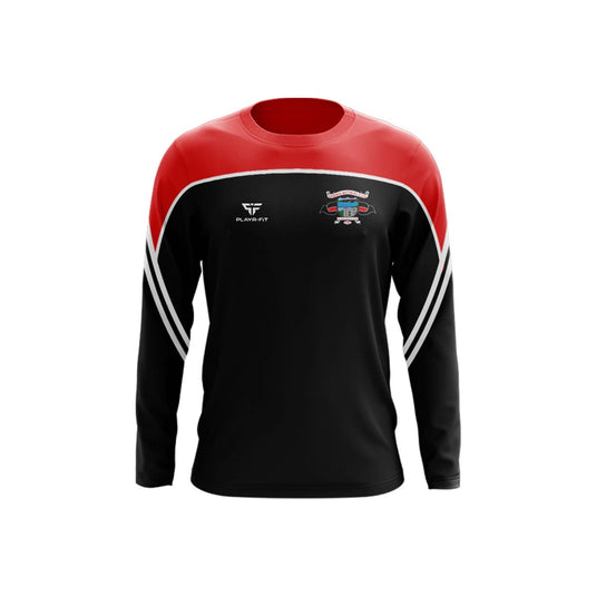 St Michael's CLG Meath Crew Neck Momentum Black Red White - Adults