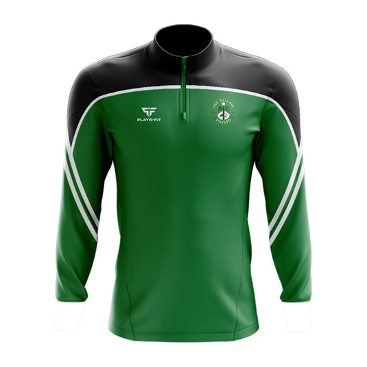 The Ballagh United Midlayer (1/4 Zip) Momentum (Green/Black/White) - Adults