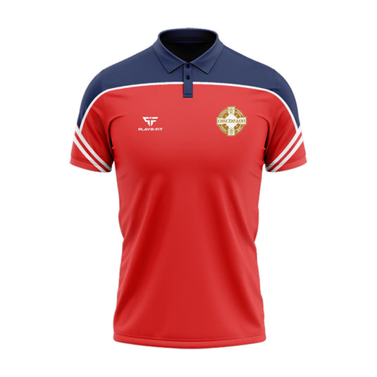 Urhan GAC Cork Polo Momentum (Red/Navy/White) - Adults