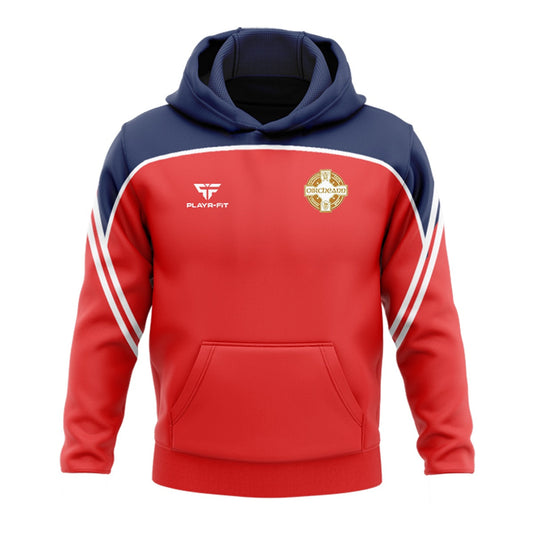 Urhan GAC Cork Hoodie Momentum (Red/Navy/White) - Adults