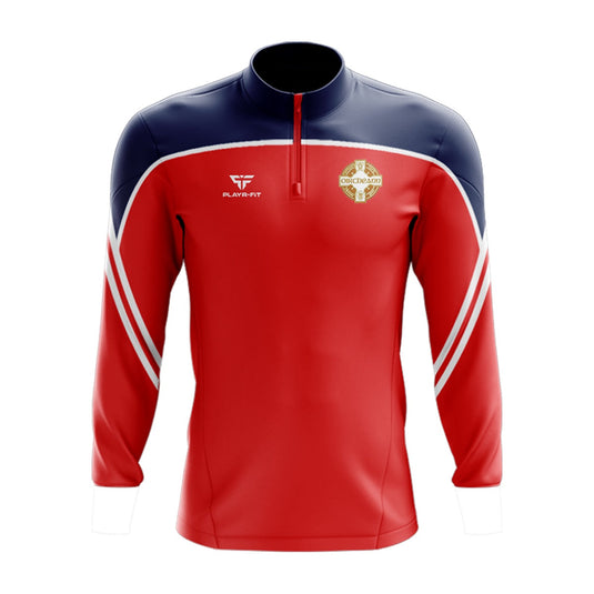 Urhan GAC Cork Midlayer (1/4 Zip) Momentum (Red/Navy/White) - Adults