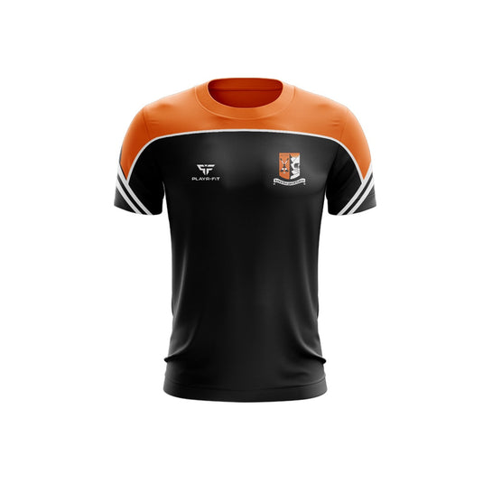Knocks Grattans Hurling T-Shirt Momentum (Black/Orange) - Kids