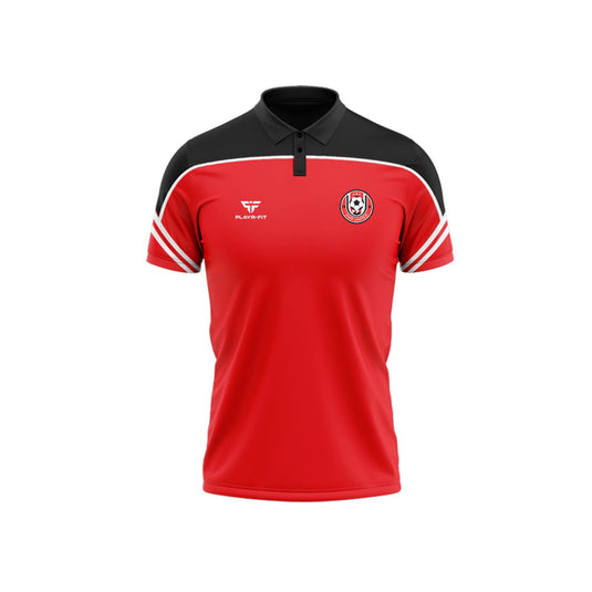 OMP United Polo Momentum (Black/Red) - Kids
