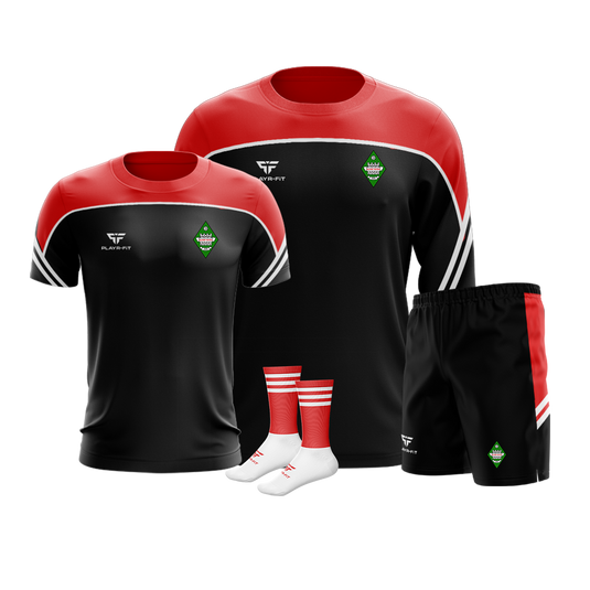 Blayney Rovers FC Momentum Pack (Crewneck Momentum, T-Shirt Momentum, Leisure Shorts Momentum, Mid Socks Momentum) - Adults