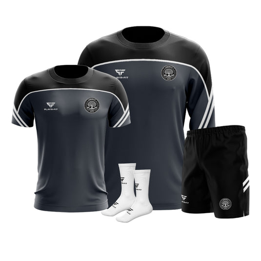 Lisburn FC Momentum Pack (Crewneck Momentum, T-Shirt Momentum, Leisure Shorts Momentum, Mid Socks Momentum) - Adults