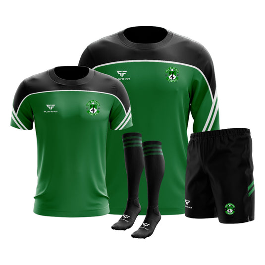 The Ballagh United Momentum Pack (Crewneck Momentum, T-Shirt Momentum, Leisure Shorts Momentum, Long Socks) - Adults