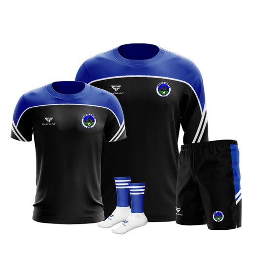 Campile United AFC Momentum Pack (Crewneck Momentum, T-Shirt Momentum, Leisure Shorts Momentum, Mid Socks Momentum) - Adults