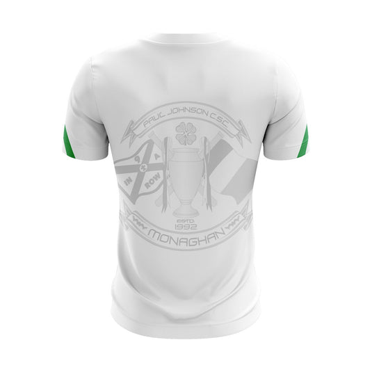 Monaghan CSC Jersey Custom White/Green - Adults