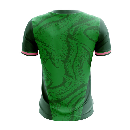 Monaghan CSC Jersey F05 Green/Pink - Adults