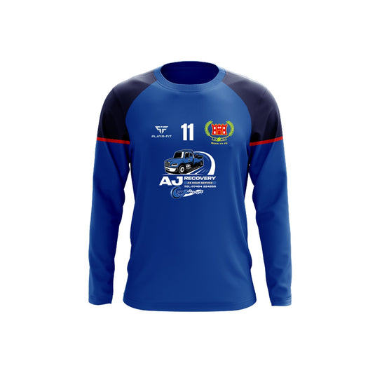 Mossley FC Crew Neck Stellar Blue - Adults