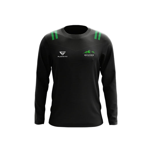 Mourne Fitness Crew Neck Tenacity Black - Kids