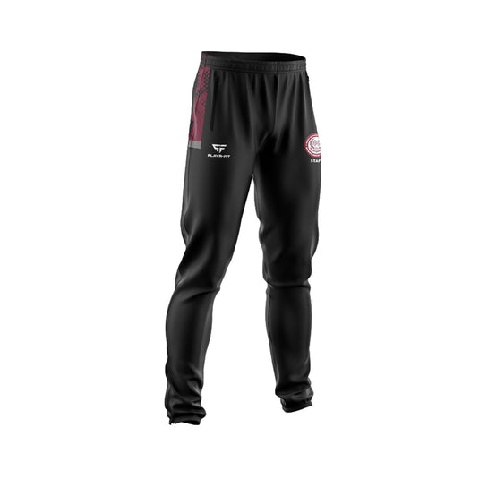 Newry High School Staff Skinny Pants Stellar Black-Maroon - Adults