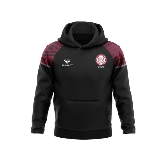Newry High School Staff Hoodie Stellar Black-Maroon - Adults