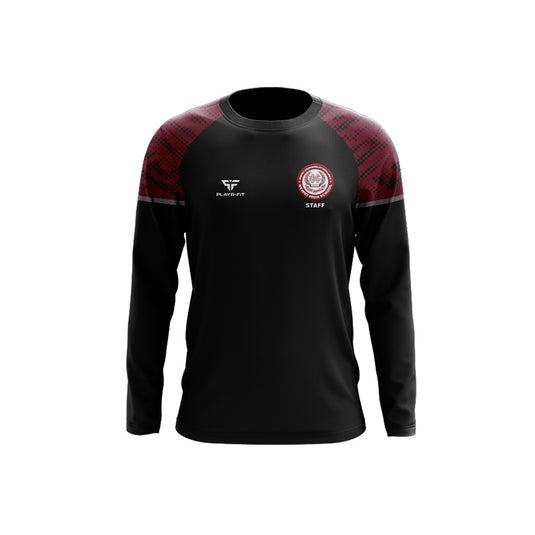 Newry High School Staff Crew Neck Stellar (Black/Maroon) - Kids