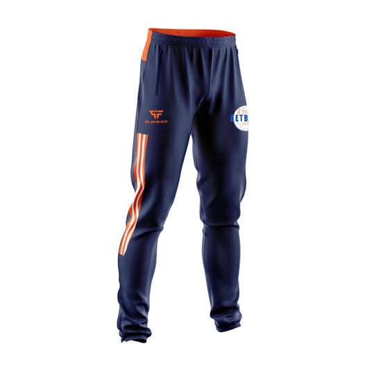 Newry Netball Skinny Pants Spirit (Navy, Orange) - Kids