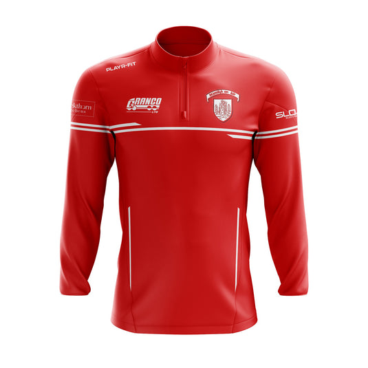Newry Mitchels Dads & Lads Midlayer (1/4 Zip) Courage Red - Adults