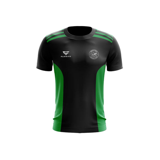 North Coast FC T-Shirt Endure Black/Green - Adults