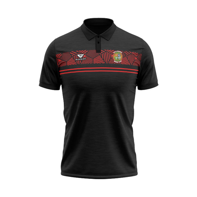 Ballyhaunis Boxing Club Polo Optimum (Black/Red) - Adults