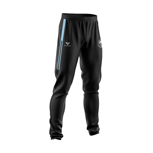 Gullion Youth FC Skinny Pants Adroit (Black/Sky) - Adults