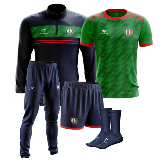 St Patricks College Dungannon PE Pack 1 (Midlayer, Jersey E30, Skinny Pants, Shorts, Mid Socks) - Adults