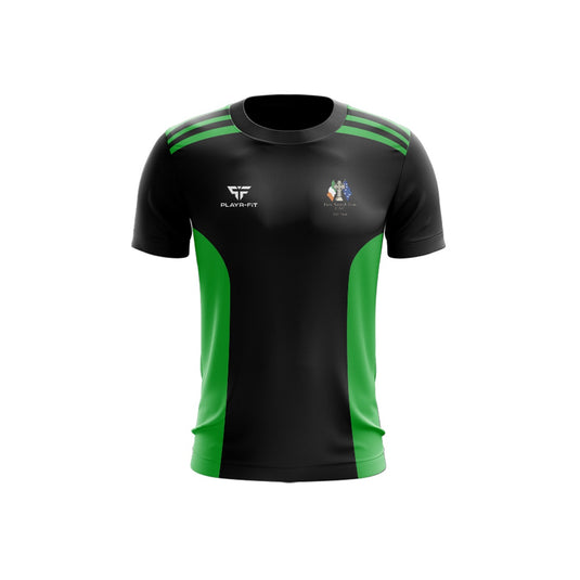 Pairc Naomh Eoin Celtic Supporters Club Waterford T-Shirt Endure (Black/Green) - Adults