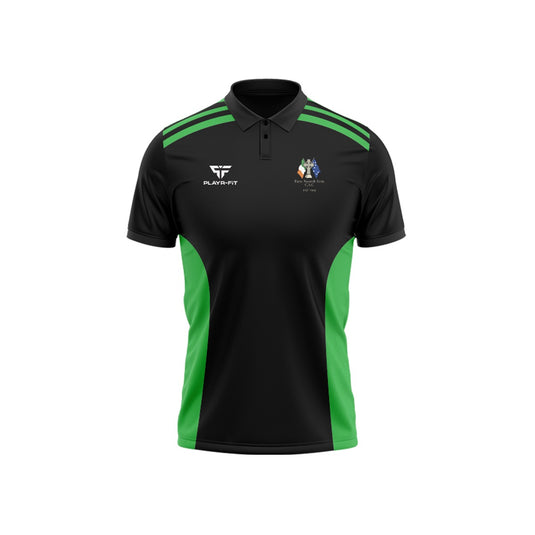 Pairc Naomh Eoin Celtic Supporters Club Waterford Polo Endure (Black/Green) - Adults
