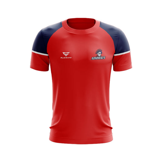 Cork Admirals T-Shirt Stellar Red - Adults