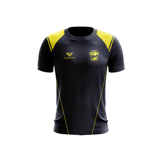 Lisahally FC T-Shirt Vigour Navy-Yellow - Adults