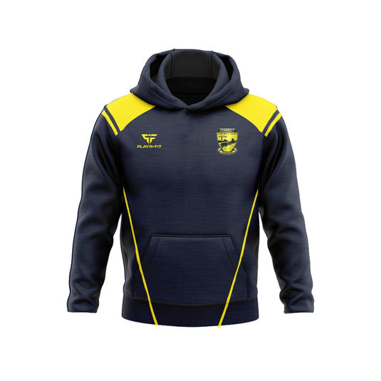 Lisahally FC Hoodie Vigour Navy-Yellow - Adults