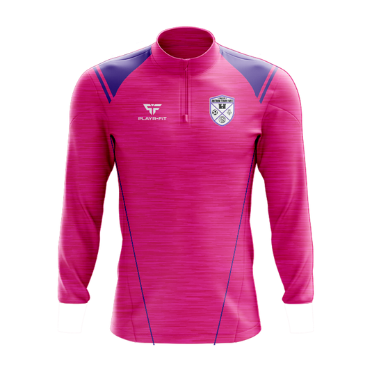 Antrim Town WFC Midlayer (1/4 Zip) Vigour (Pink/Purple) - Adults