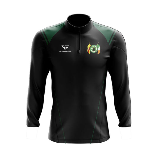 Brian Keenan CSC Midlayer (1/4 Zip) Vigour (Black/Green) - Adults