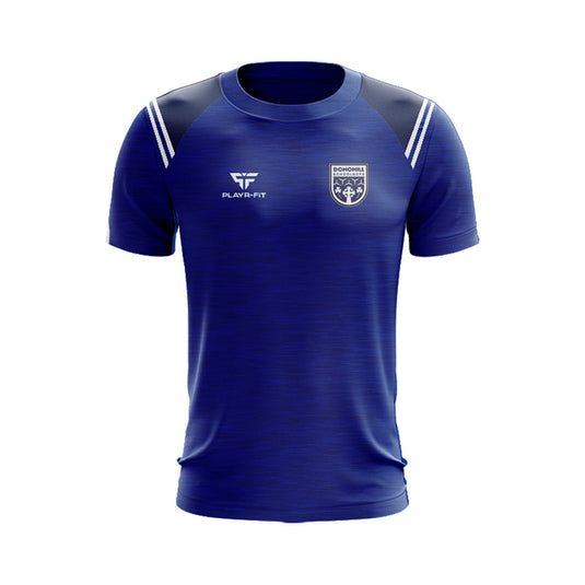Donohill Schoolboys FC T-Shirt Vigour (Blue/Navy White) - Kids