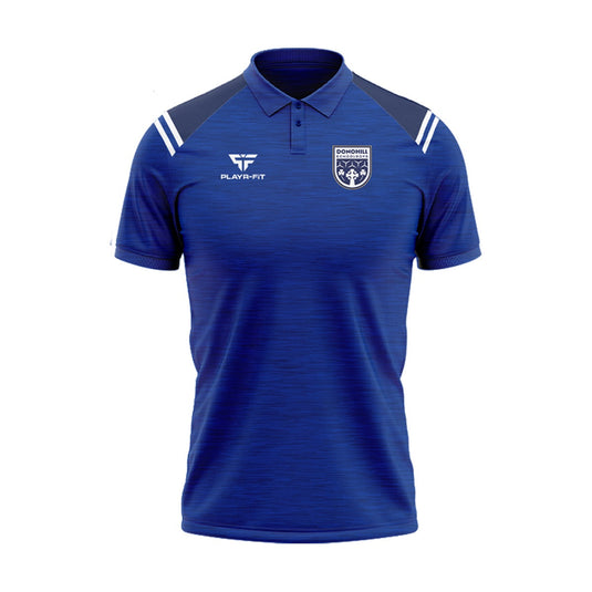Donohill Schoolboys FC Polo Vigour (Blue/Navy White) - Kids