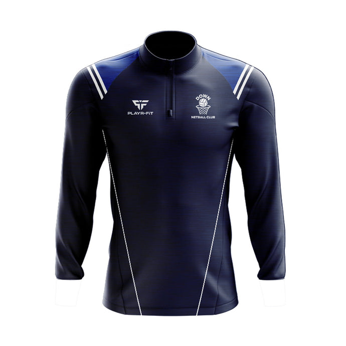 Down Netball Club Midlayer (1/4 Zip) (Vigour) - Adults