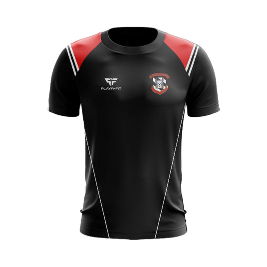 Glaslough Villa FC T-Shirt Vigour (Black/Red) - Kids