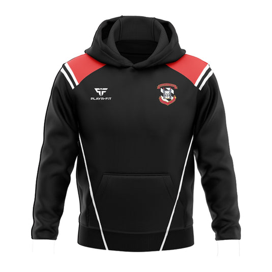 Glaslough Villa FC Hoodie Vigour (Black/Red) - Adults