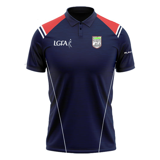 Beara Ladies LGFA Polo Vigour Navy - Adults