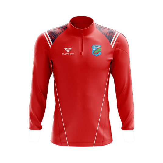 Beara GAC Midlayer (1/4 Zip) Vigour (Red/Navy/White) - Kids