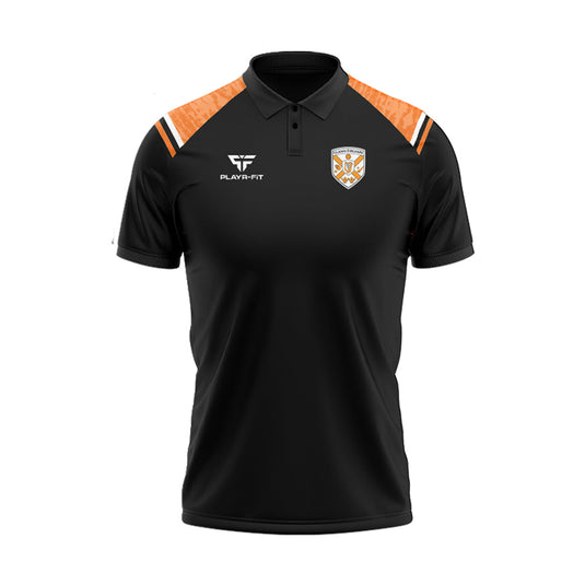 Clann Eireann Polo Vigour Black/Orange - Kids