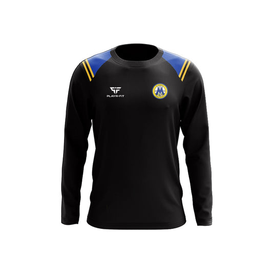 St Marys PS Derrytrasna Crew Neck Vigour (Black, Royal Blue) - Adults