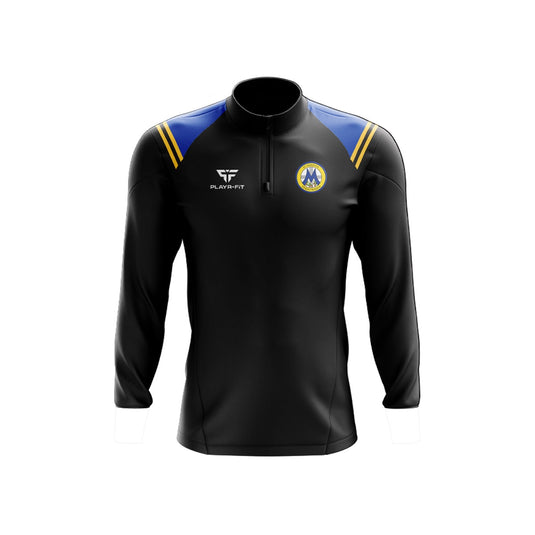 St Marys PS Derrytrasna Midlayer (1/4 Zip) Vigour (Black, Royal Blue) - Kids