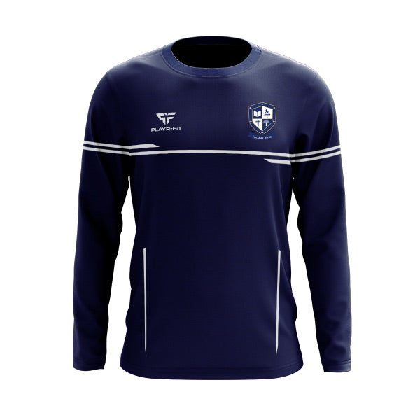 Coláiste Iósaif Dublin Students Crew Neck Courage (Navy/White) - Kids