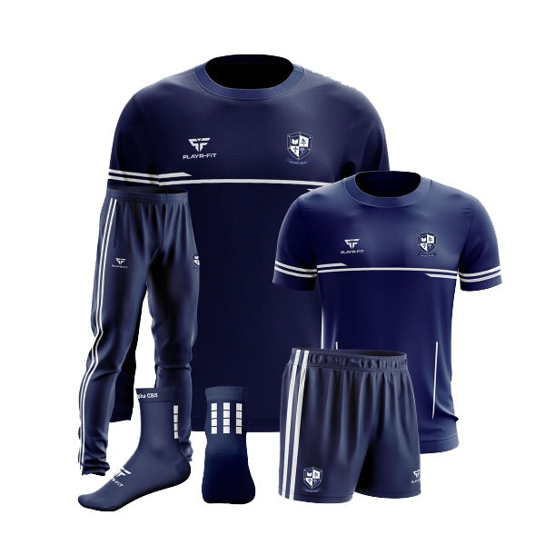 Coláiste Iósaif Dublin Students PE Pack 2 (Crew Neck, T-Shirt, Skinny Pants, Shorts, Mini Socks) - Kids