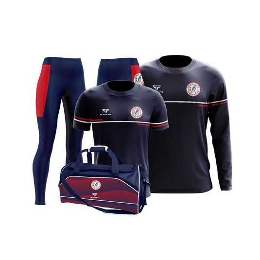 Cork City Judo Club Teamwear Pack 7 (Kit Bag, Crew Neck, T-Shirt Courage Navy, High Waist Leggings) - Kids
