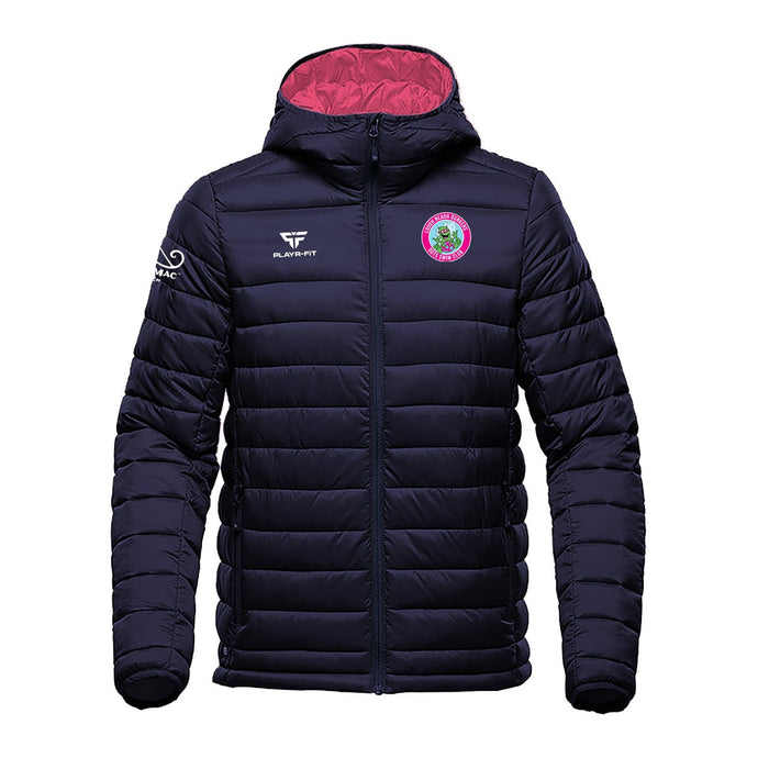 Lough Neagh Monster Dunkers Padded Jacket (Navy/Pink) - Adults